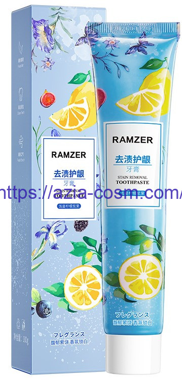 Зубная паста Ramzer с лимоном – удаление пятен(11016)