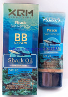 Крем тональный "XQM" с акульим маслом, витамином С и минералами ВВ - тон 1