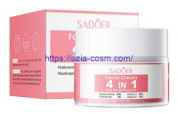 Восстанавливающий, омолаживающий крем Sadoer с витаминами Е и С, никотинамидом и гиалуроновой кислотой(02495) 