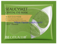 Гидрогелевые маски-патчи  для глаз Beotua с экстрактами водорослей и бобами мунг(21392)