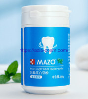 Отбеливающий зубной порошок Mazo с мятным вкусом(59159)