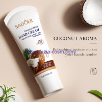Питательный крем для рук Sadoer с кокосовым маслом(95607)