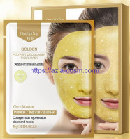Коллагеновая восстанавливающая маска One spring с полипептидами и золотом(40409)